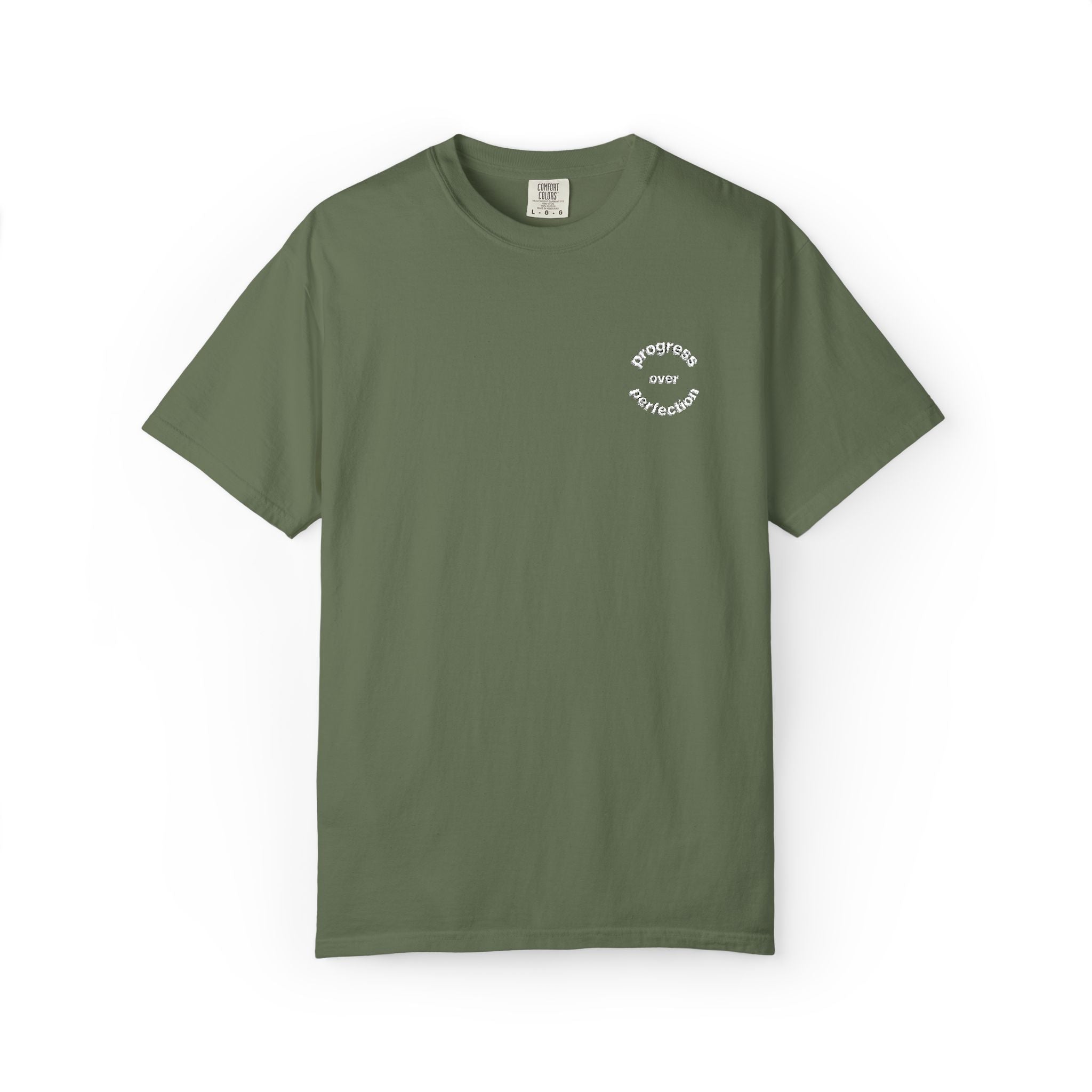 Progress over Perfection Embroidered Tee