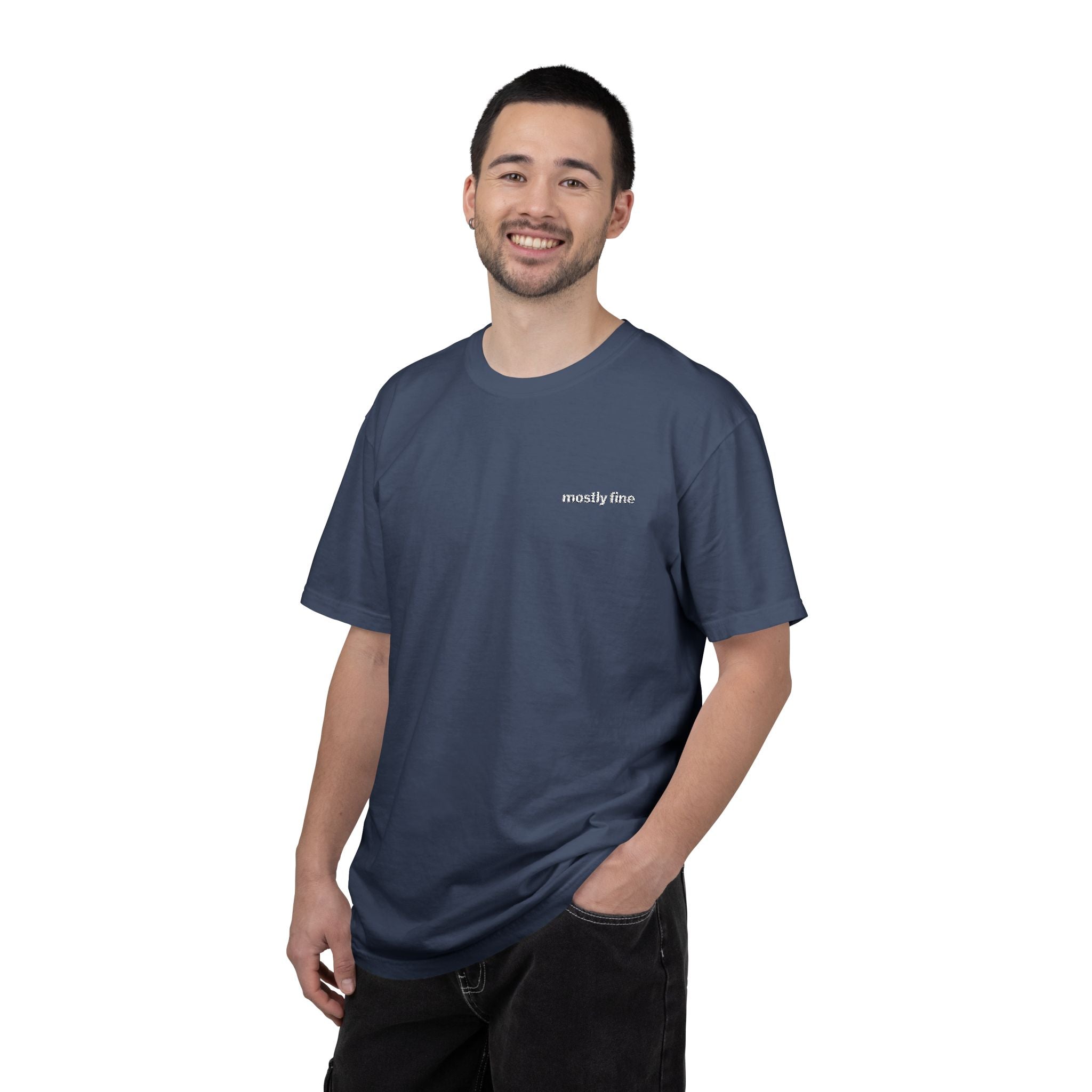 Mostly Fine Minimalist Embroidered Tee