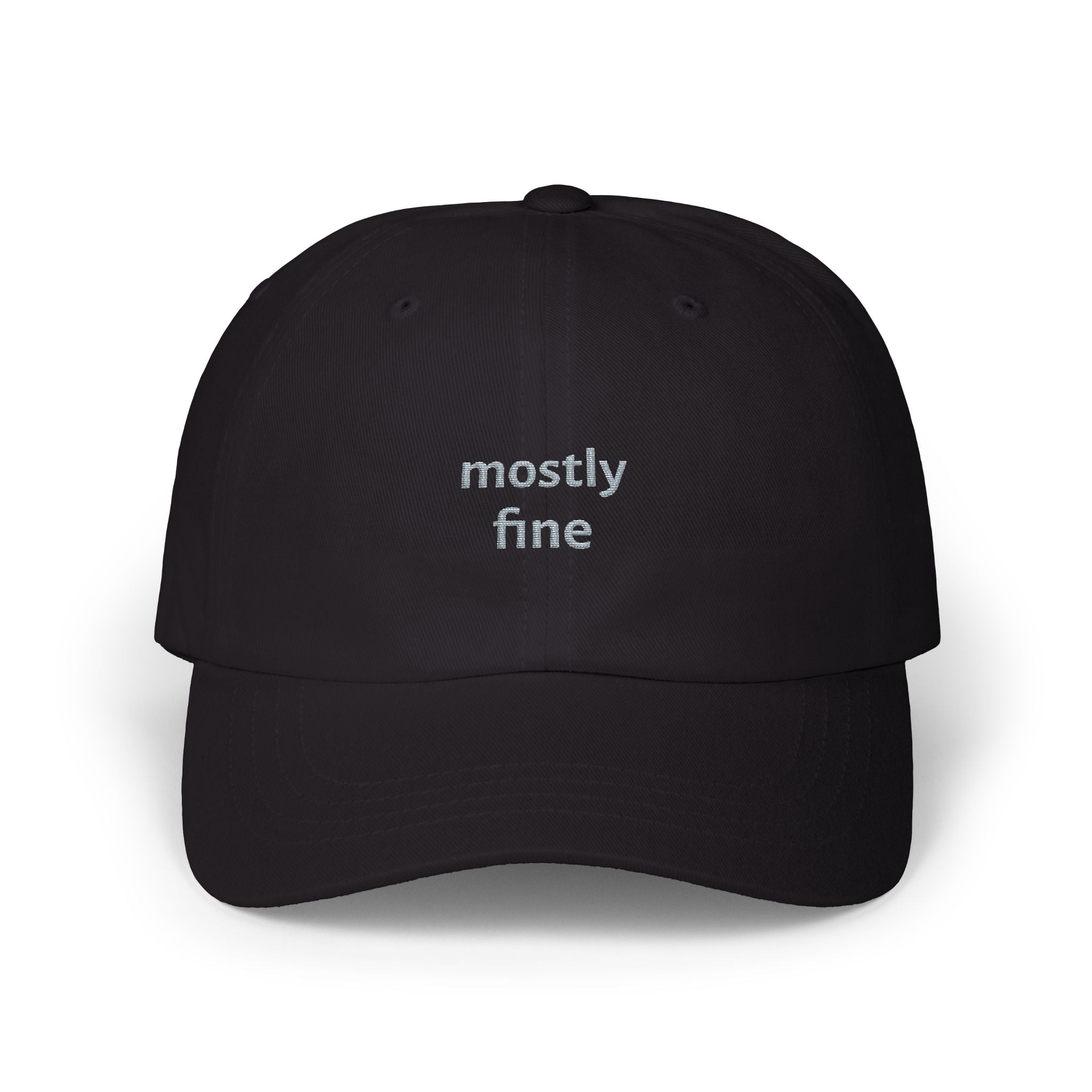 Mostly Fine Embroidered Sport Cap