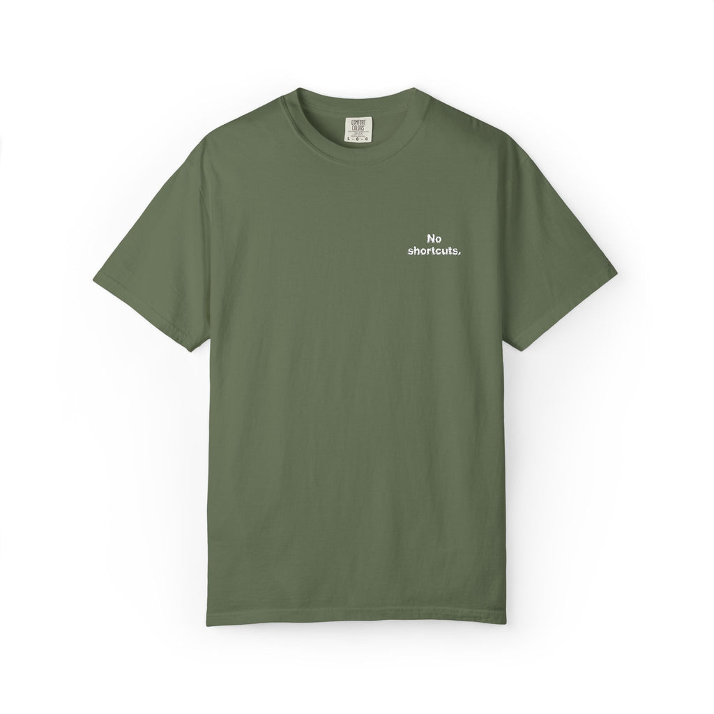 No shortcuts Embroidered Tee