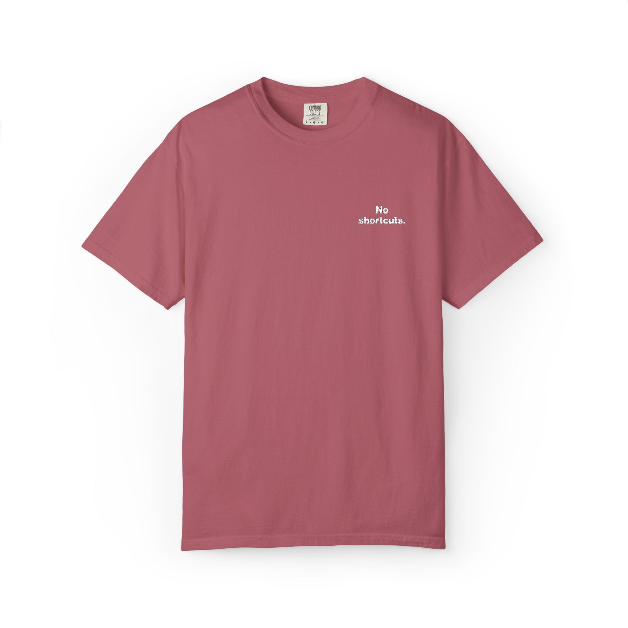 No shortcuts Embroidered Tee