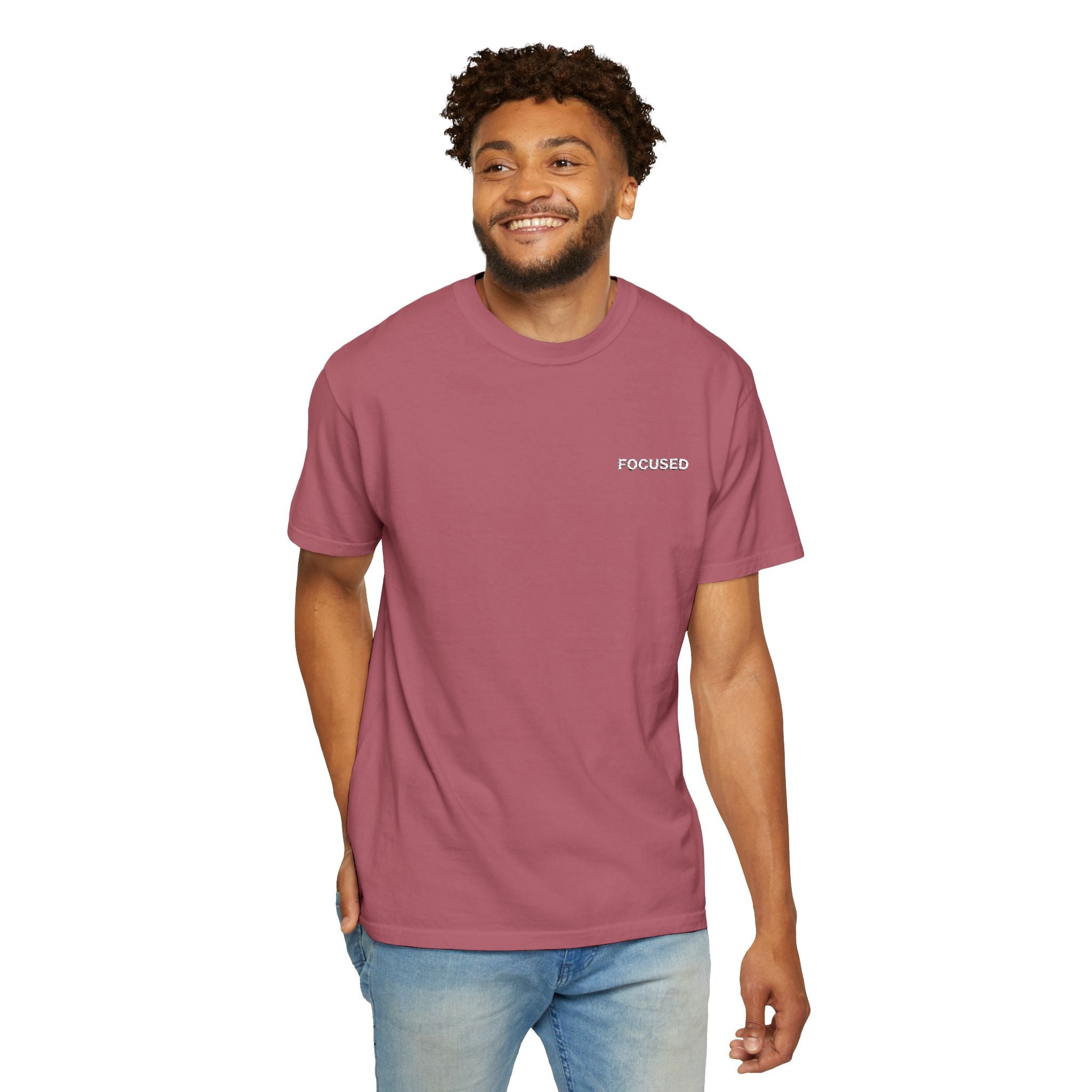 Focused Embroidered Tee