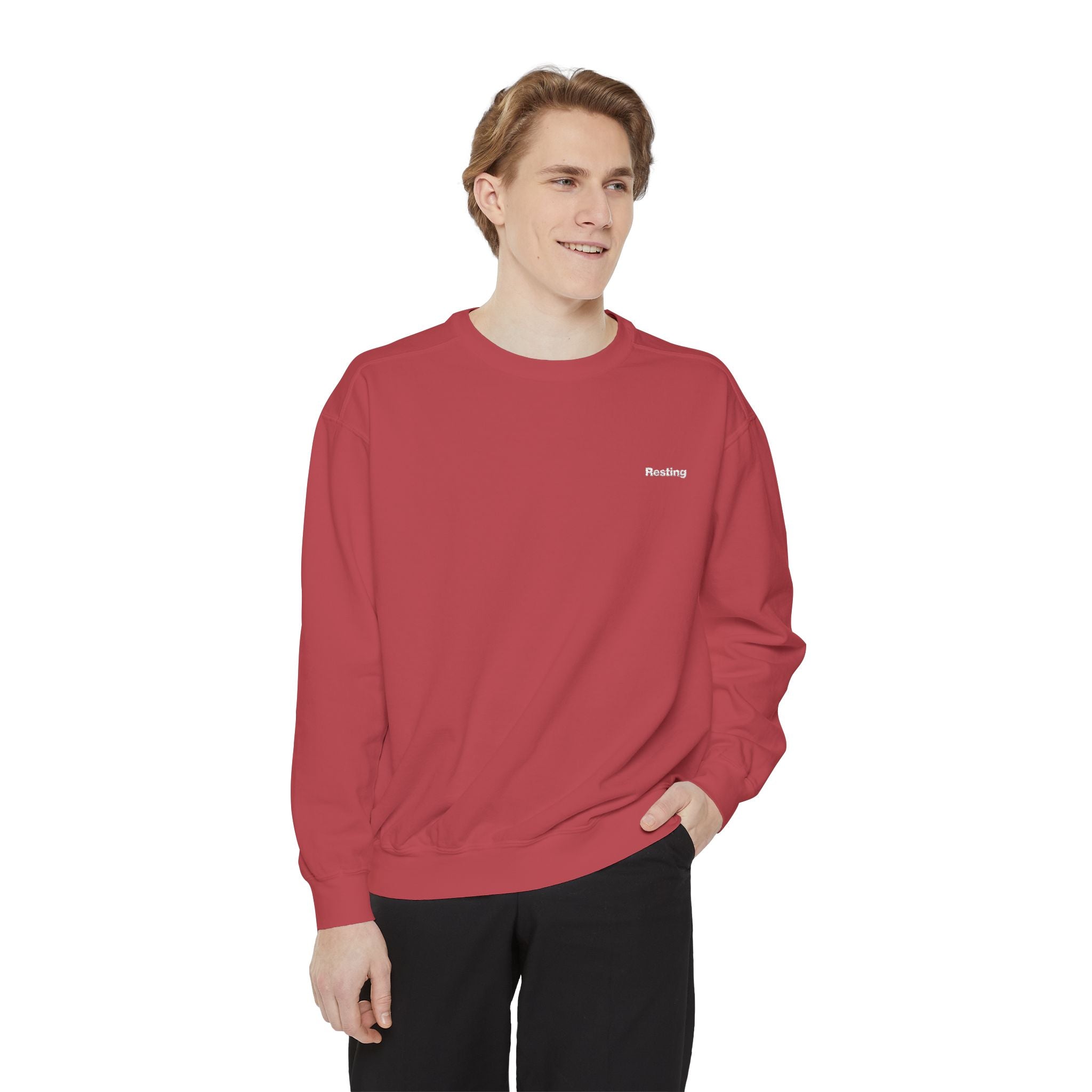 Resting Embroidered Sweatshirt