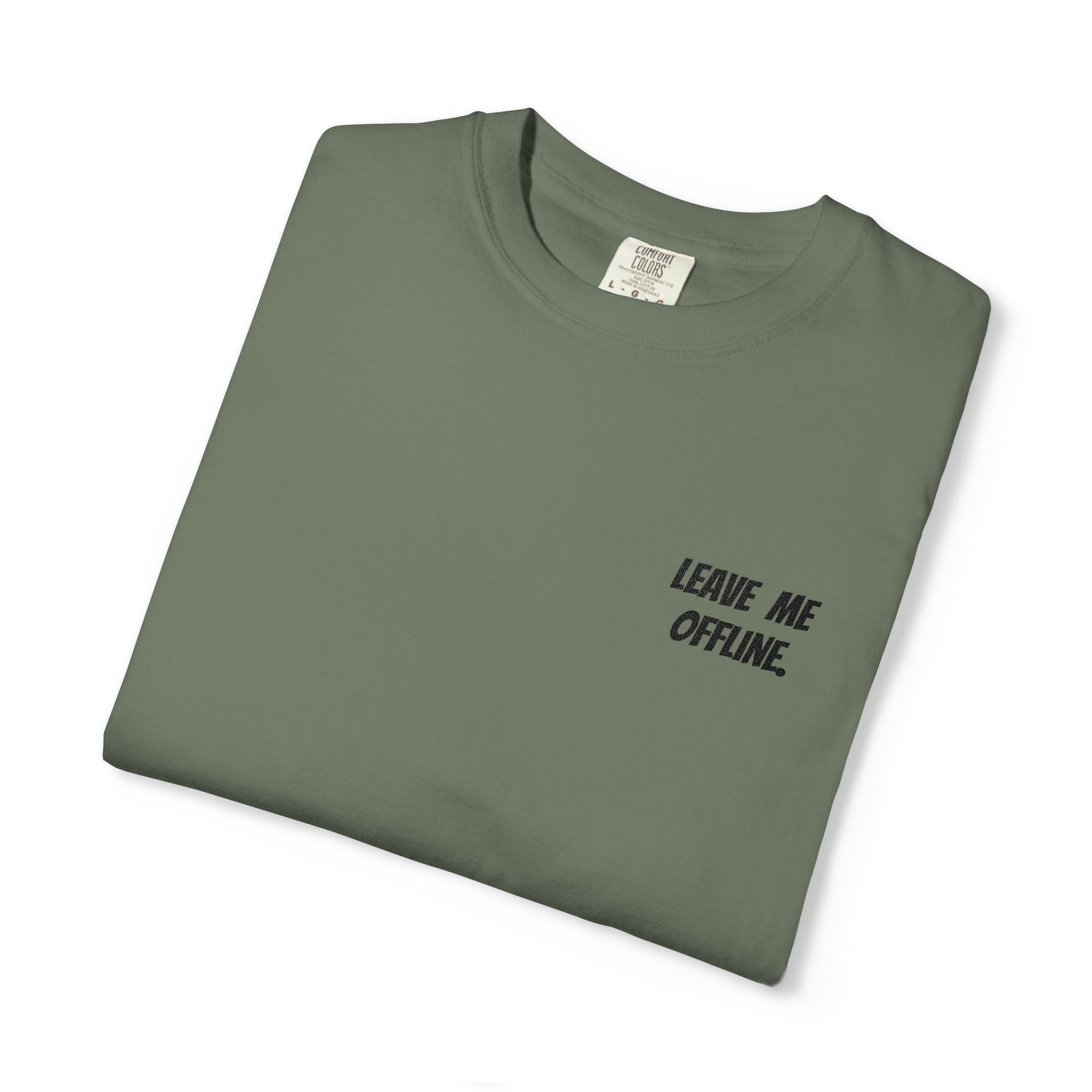 Leave Me Offline Tee — Minimalist Cotton T-Shirt