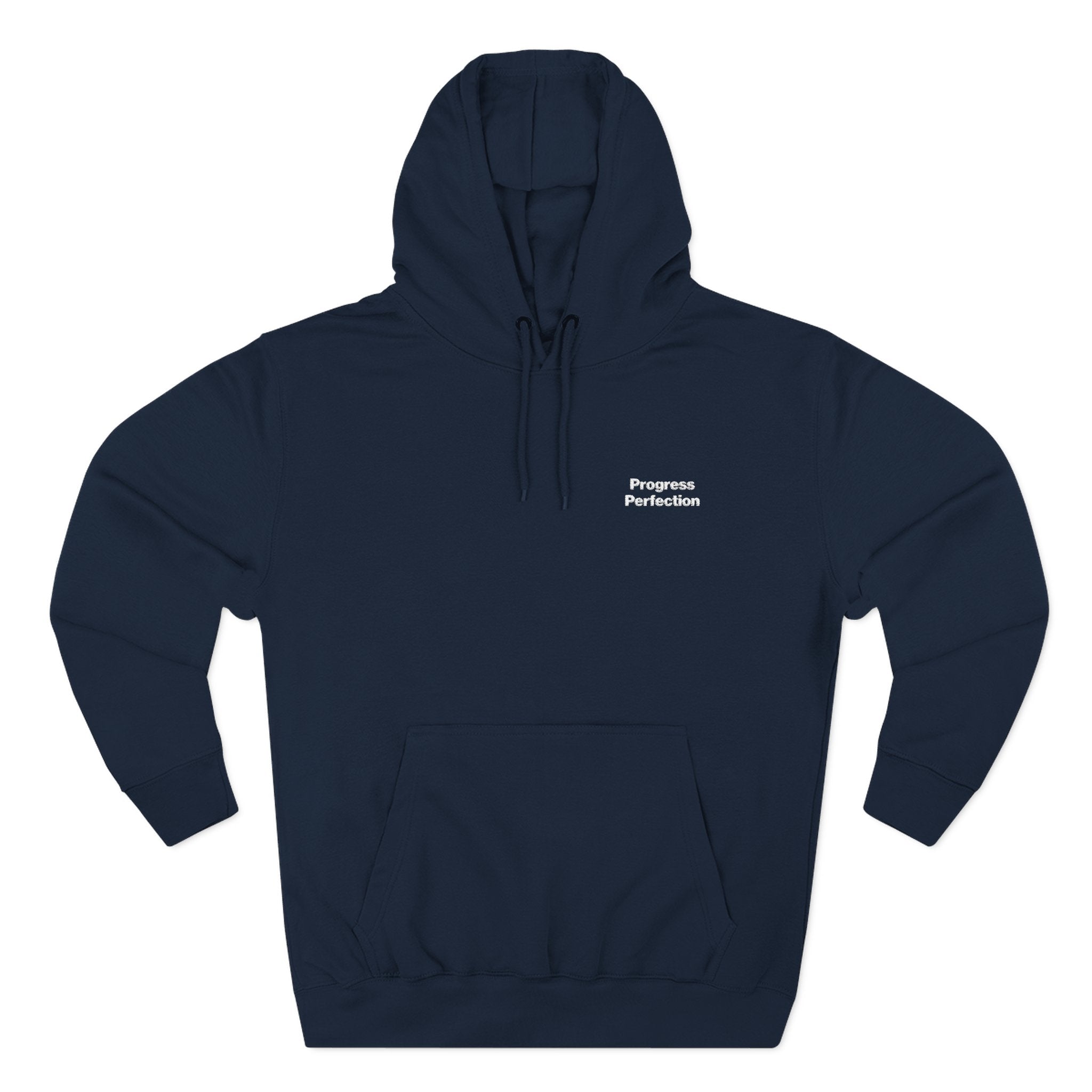 Progress over Perfection Embroidered Hoodie
