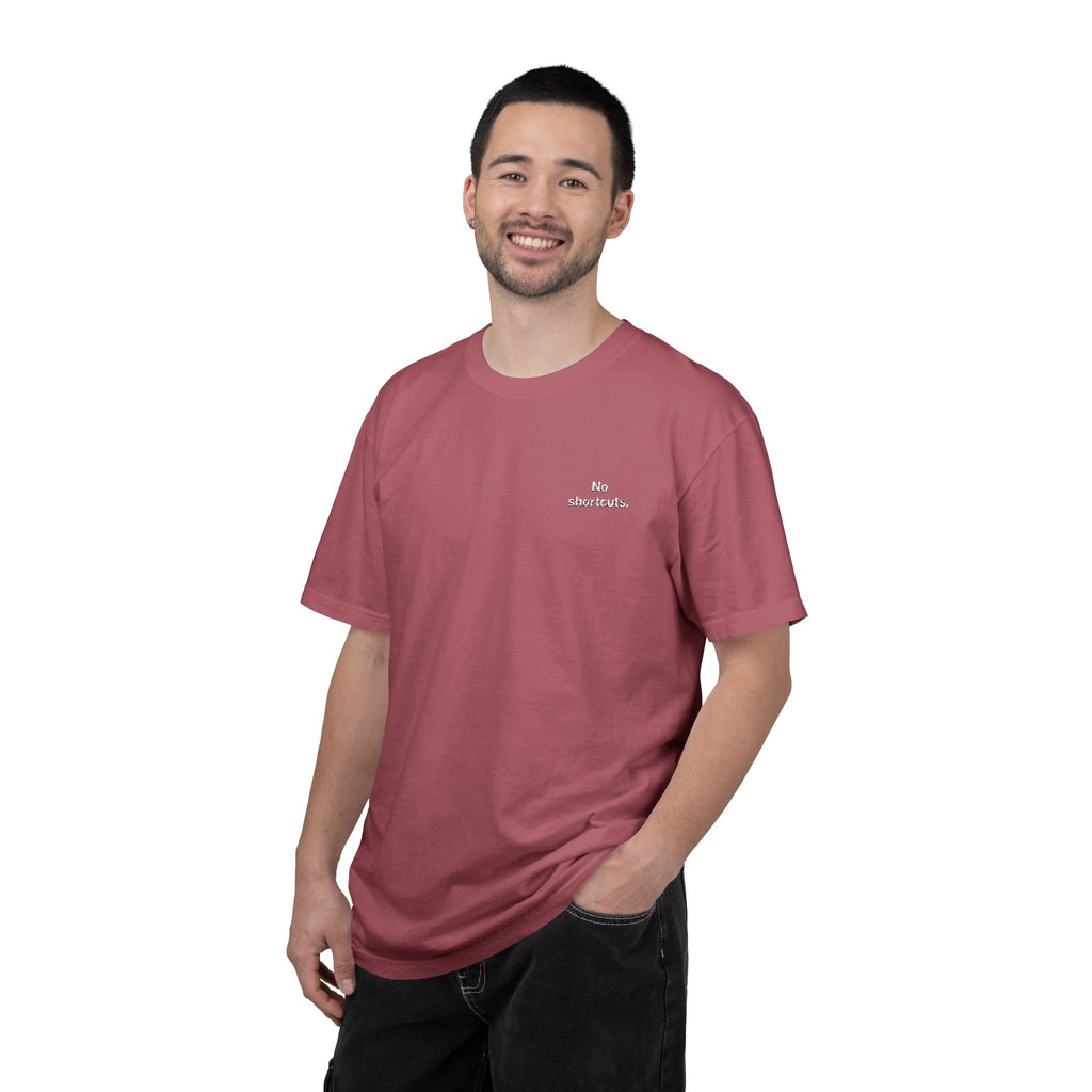 No shortcuts Embroidered Tee