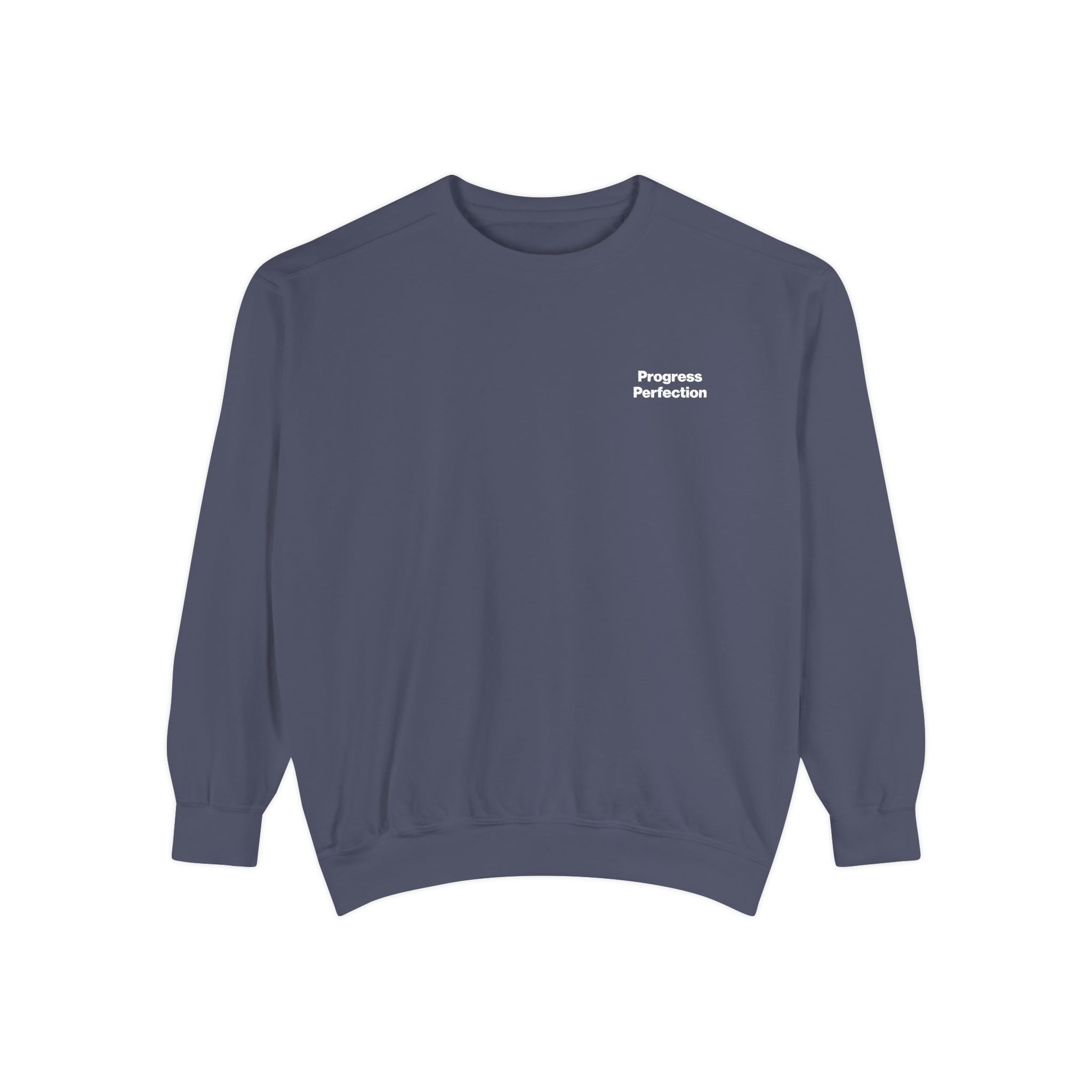 Progress over Perfection Embroidered Sweatshirt