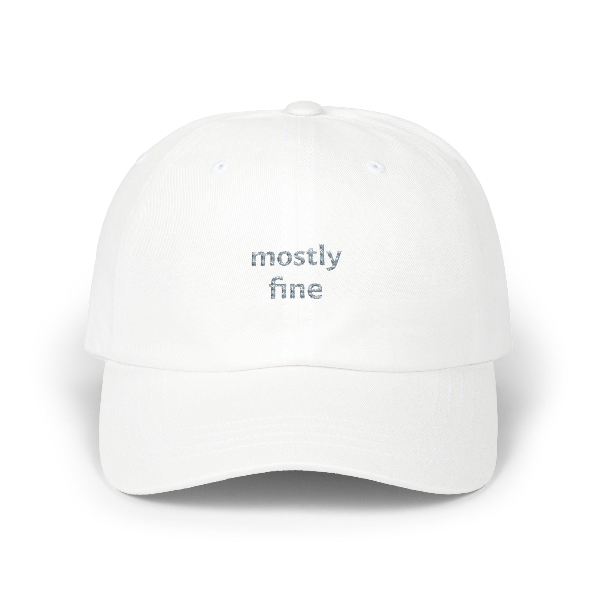 Mostly Fine Embroidered Sport Cap