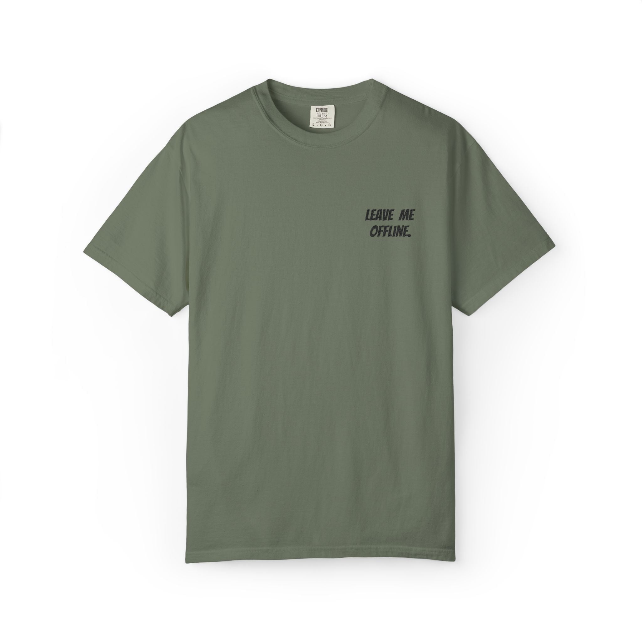 Leave Me Offline Tee — Minimalist Cotton T-Shirt