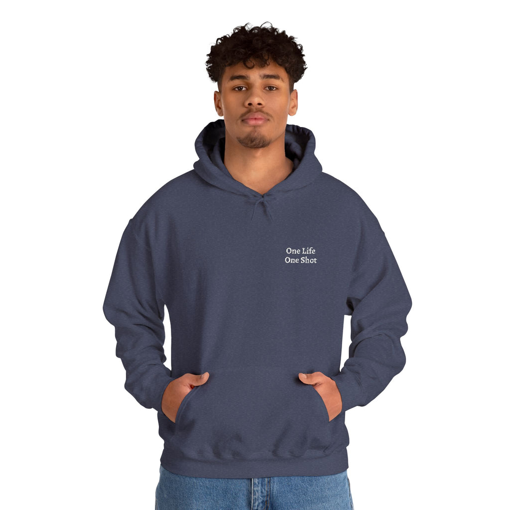 One Life One Shot Embroidered Hoodie