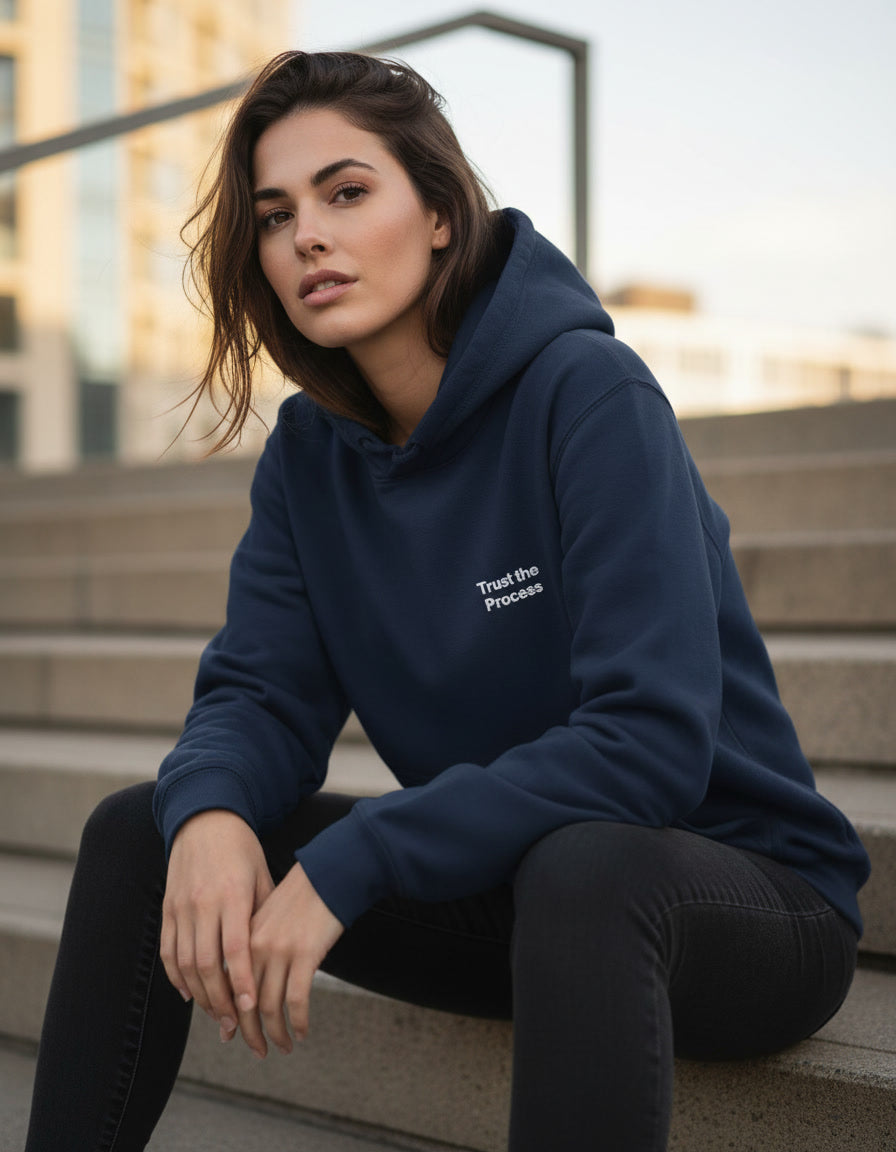 Trust the Process Embroidered Hoodie