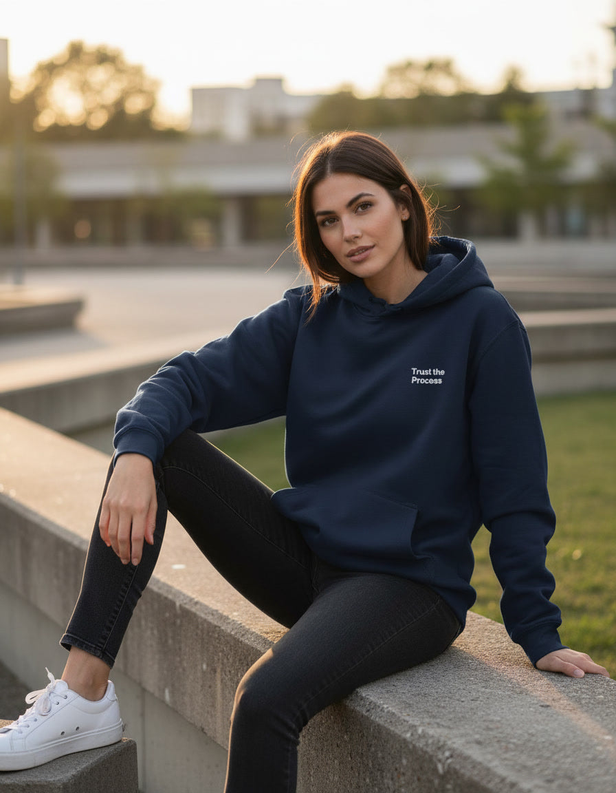 Trust the Process Embroidered Hoodie