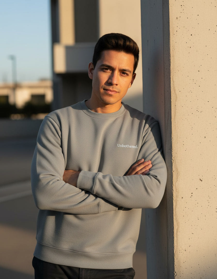 Unbothered. Embroidered Sweatshirt