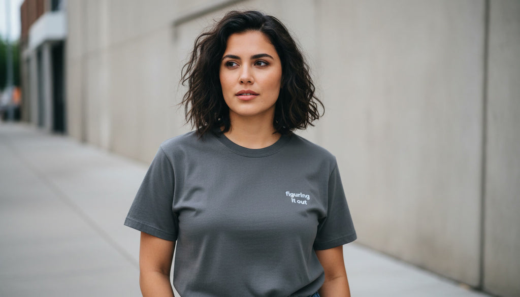 Figuring it Out Embroidered Tee
