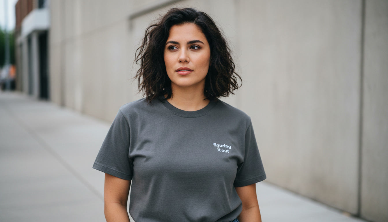 Figuring it Out Embroidered Tee