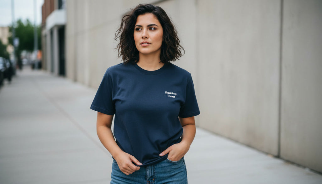 Figuring it Out Embroidered Tee