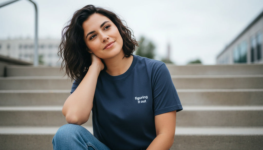 Figuring it Out Embroidered Tee