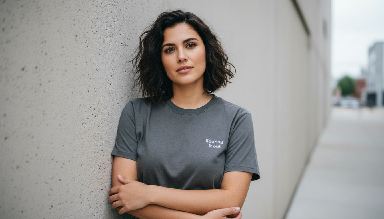 Figuring it Out Embroidered Tee