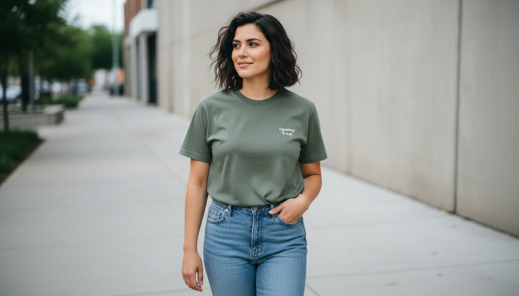 Figuring it Out Embroidered Tee