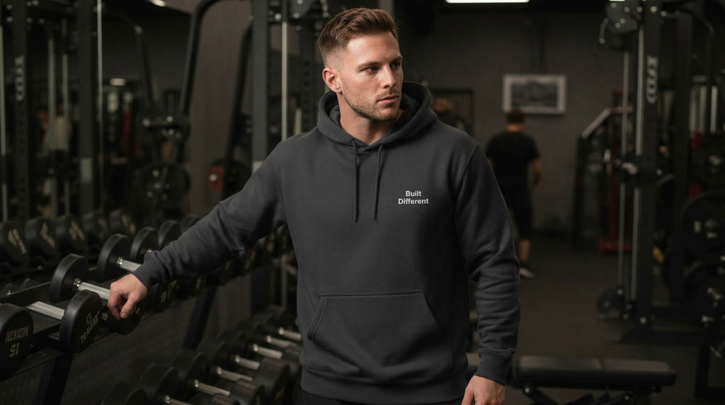Built Different Embroidered Hoodie