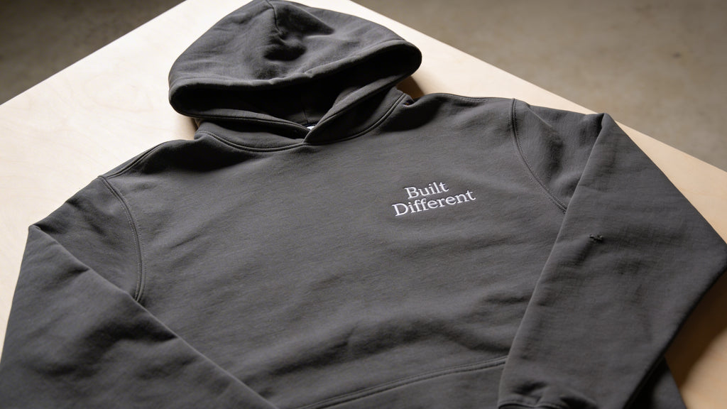 Built Different Embroidered Hoodie