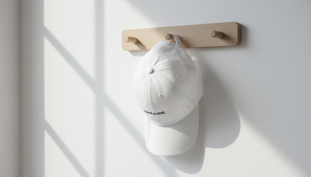Need a Rest Black Embroidered Sport Cap
