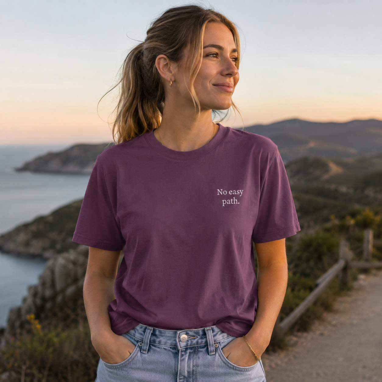 No Easy Path Embroidered Shirt