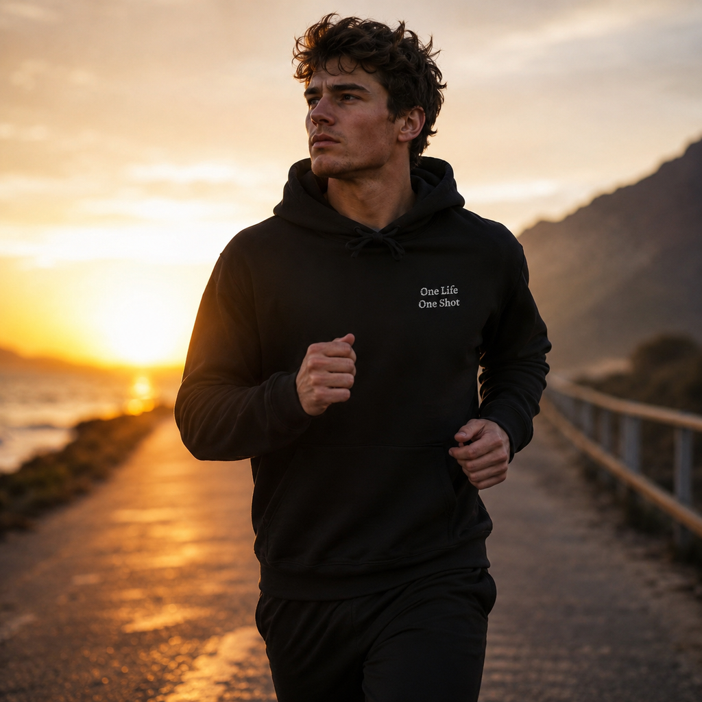 One Life One Shot Embroidered Hoodie