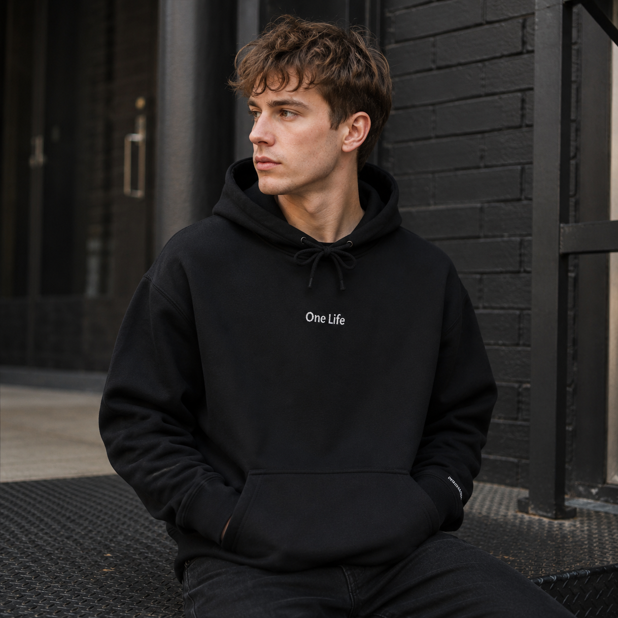 Why Doubt? Embroidered Hoodie