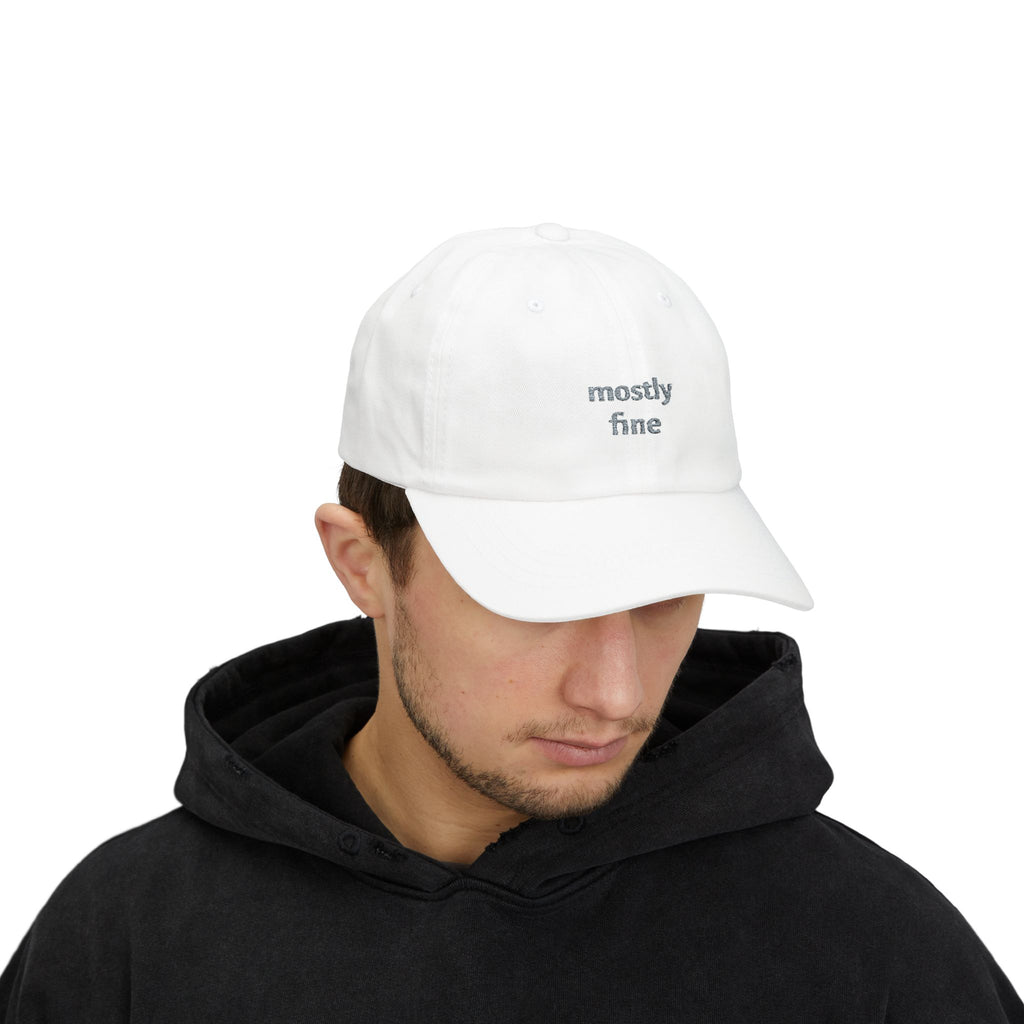 Mostly Fine Embroidered Sport Cap