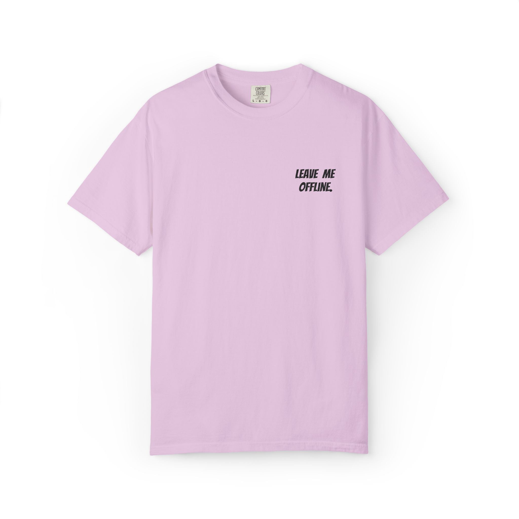 Leave Me Offline Tee — Minimalist Cotton T-Shirt