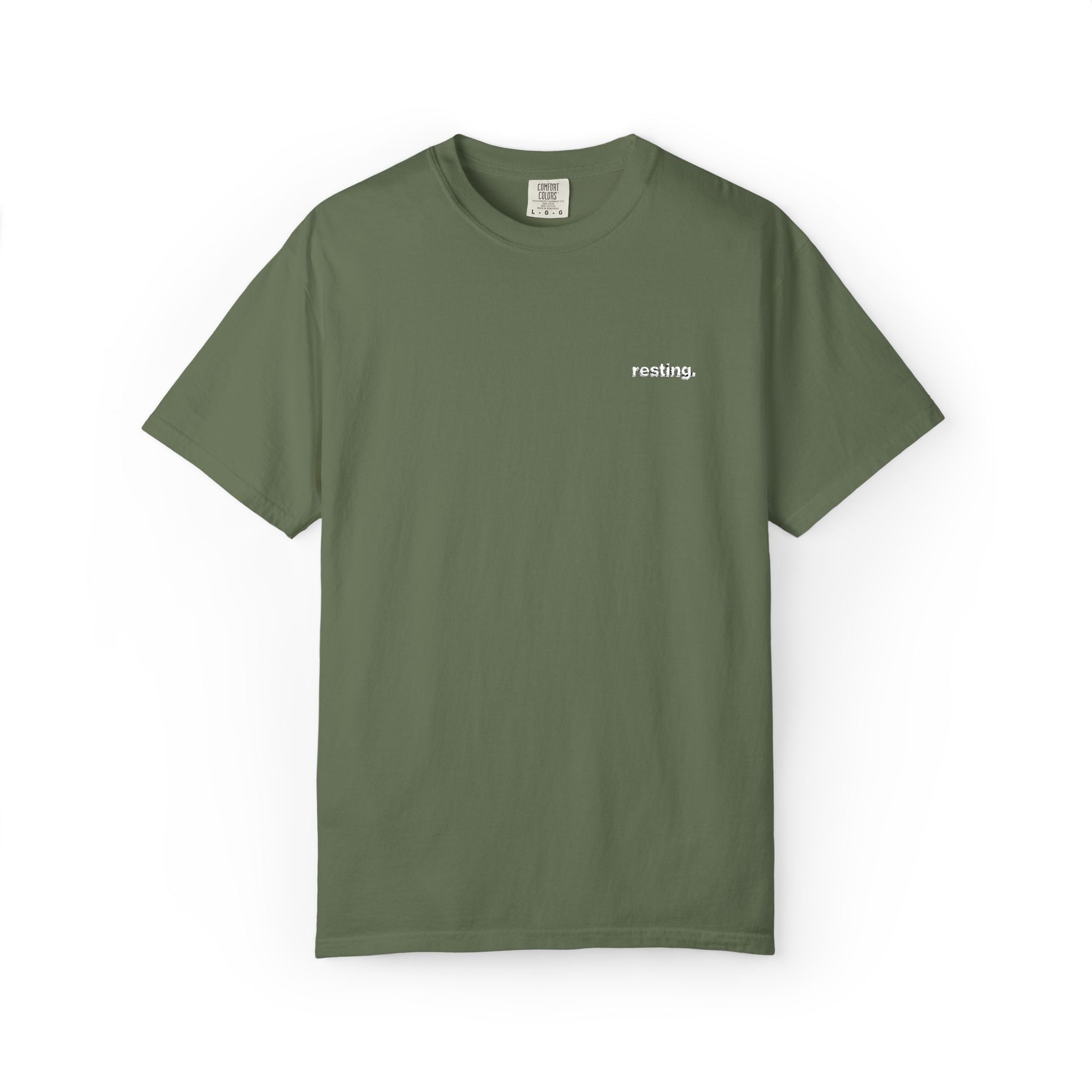 Resting. Embroidered Tee