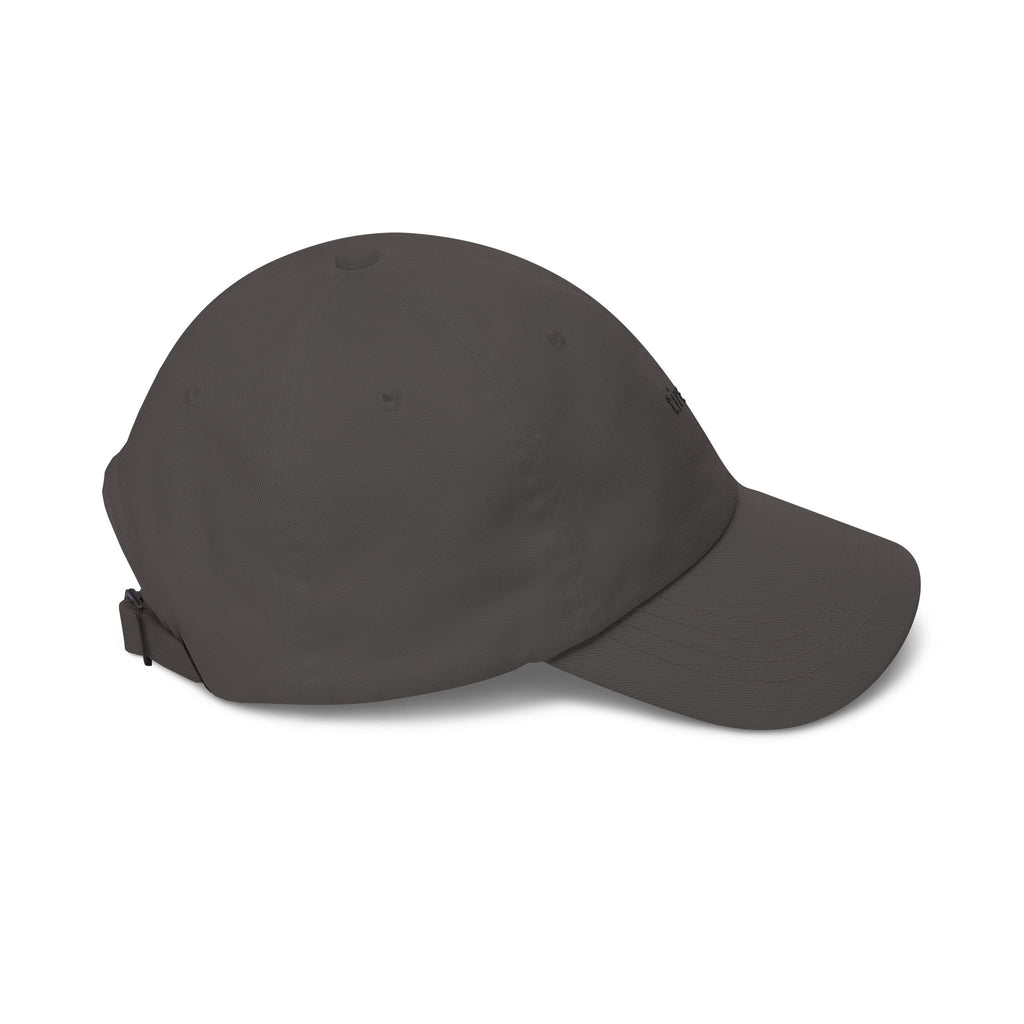 Tired Black Embroidered Sport Cap