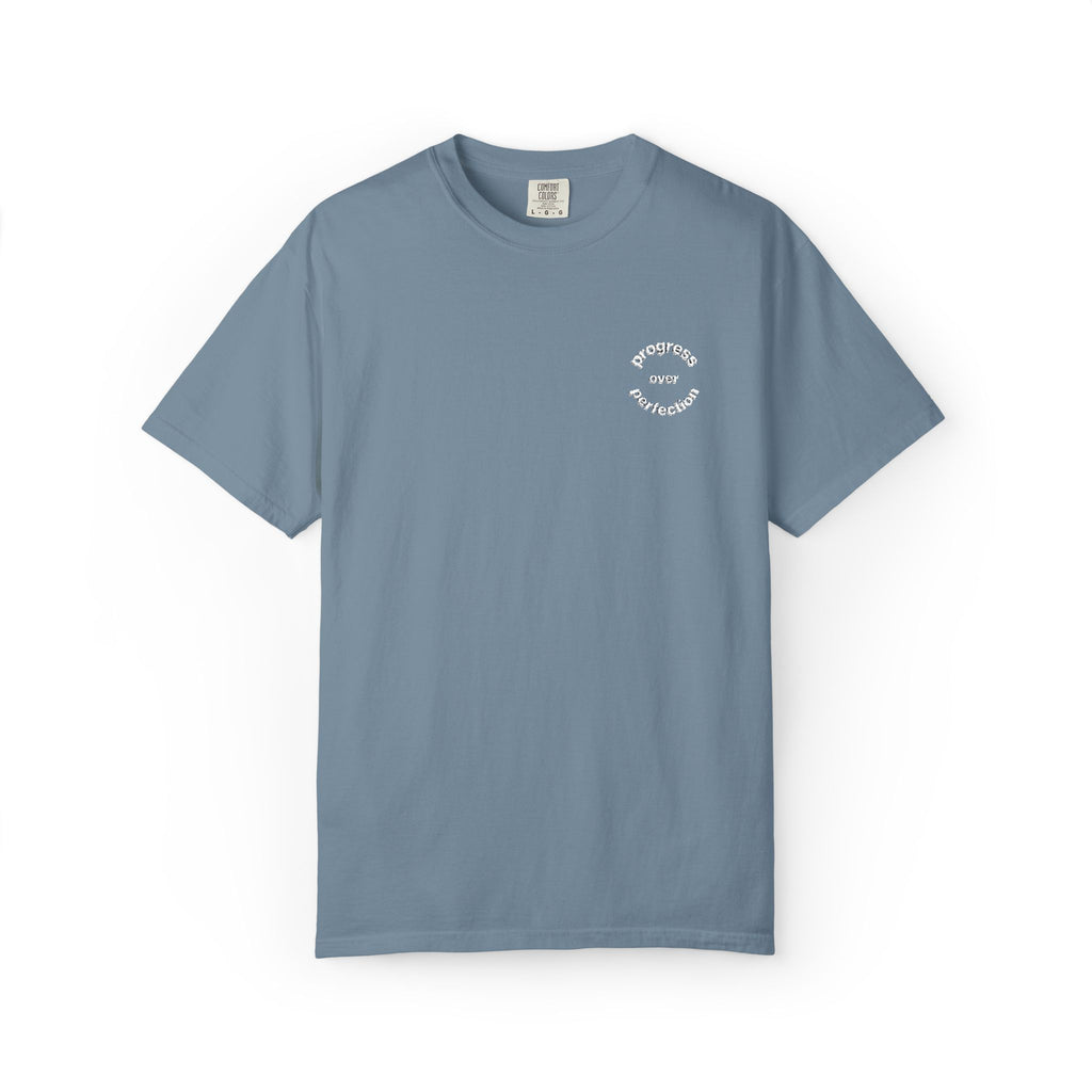 Progress over Perfection Embroidered Tee
