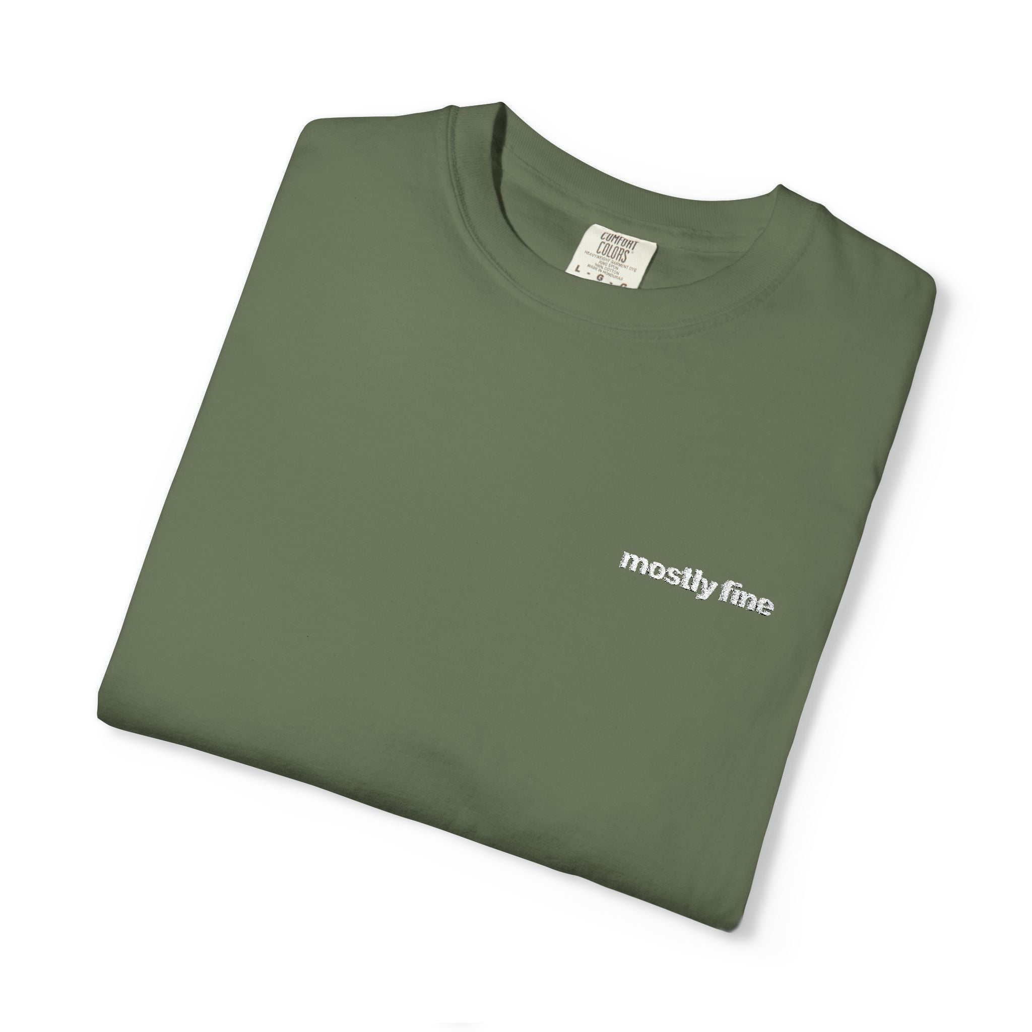Mostly Fine Minimalist Embroidered Tee