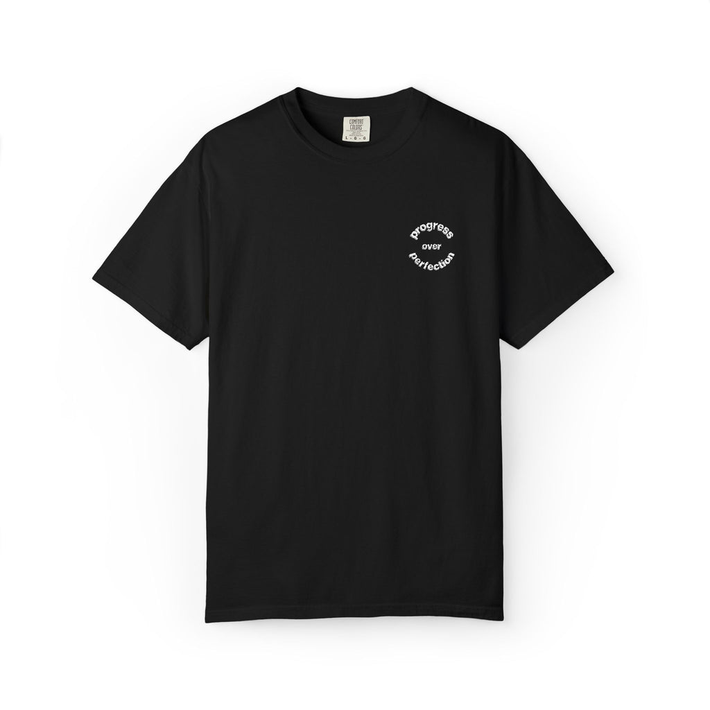 Progress over Perfection Embroidered Tee