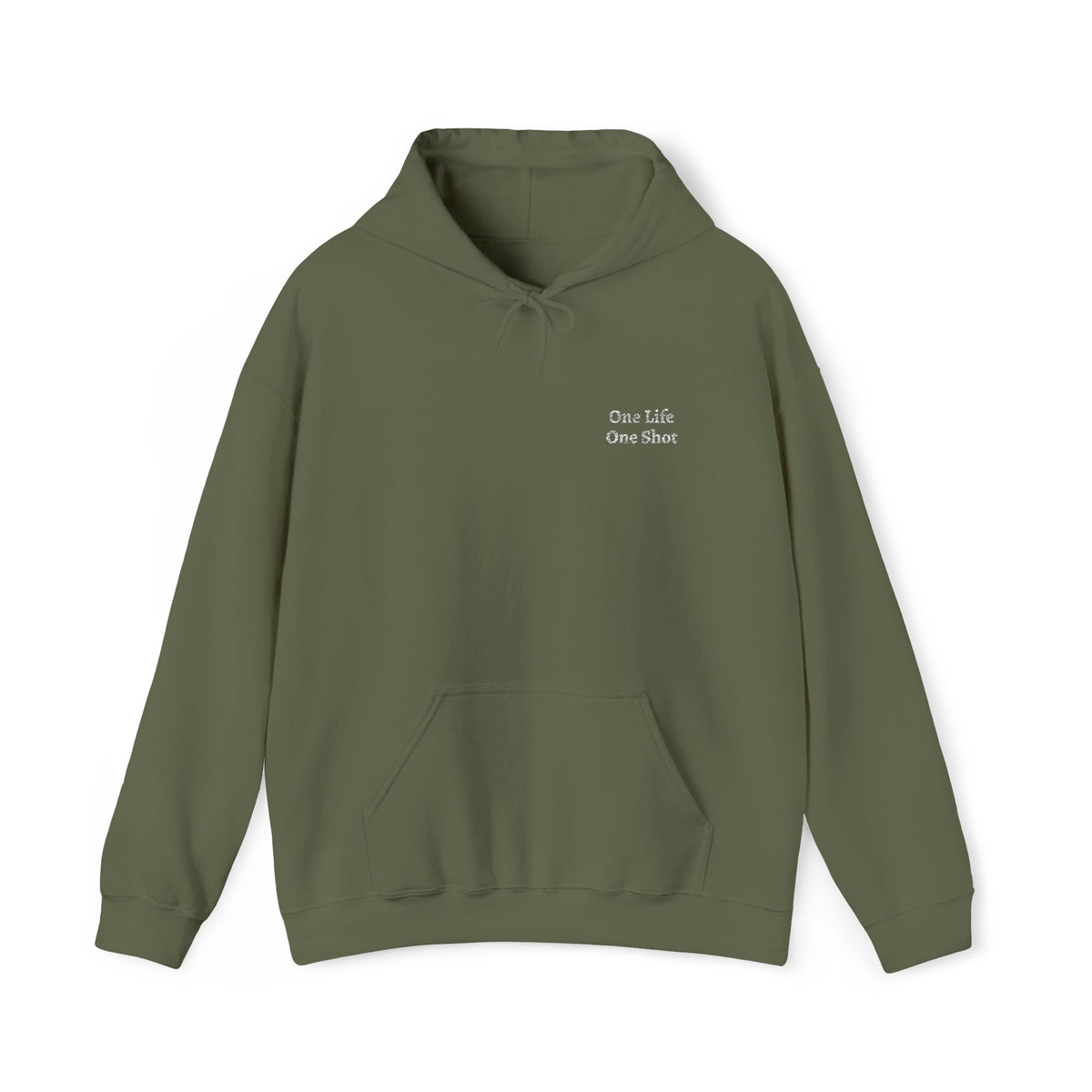 One Life One Shot Embroidered Hoodie