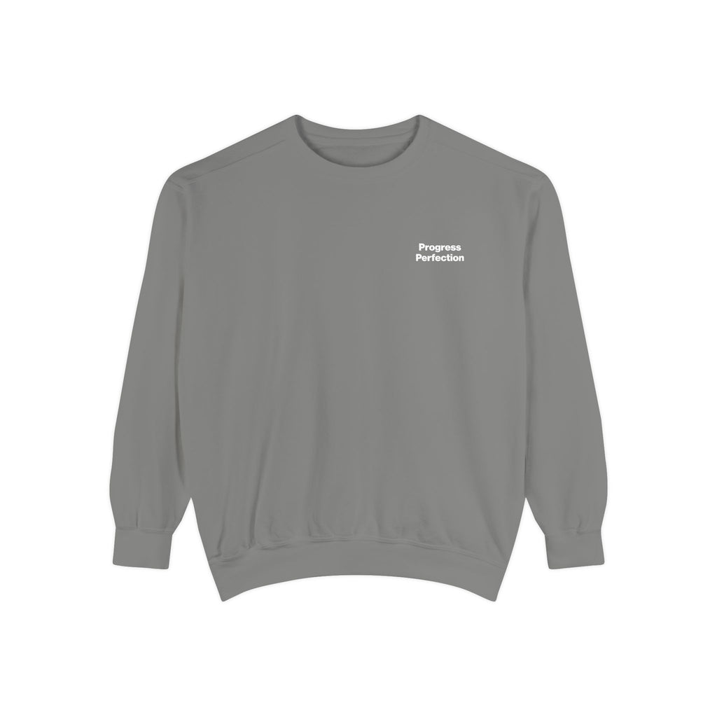Progress over Perfection Embroidered Sweatshirt