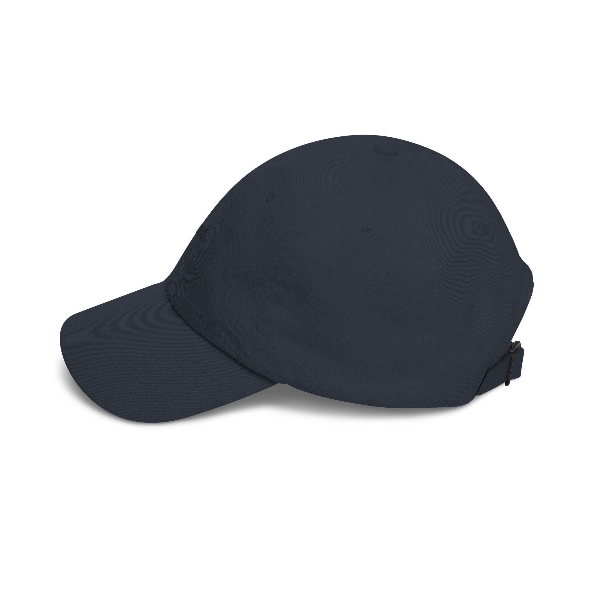 Tired Black Embroidered Sport Cap