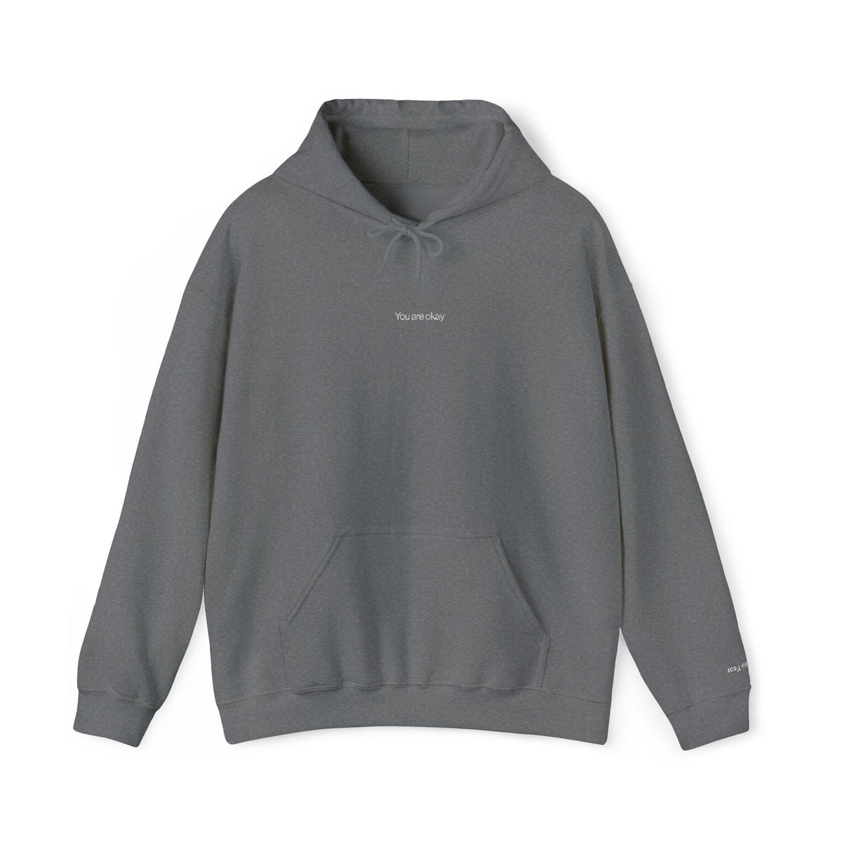 You are okay Embroidered Hoodie