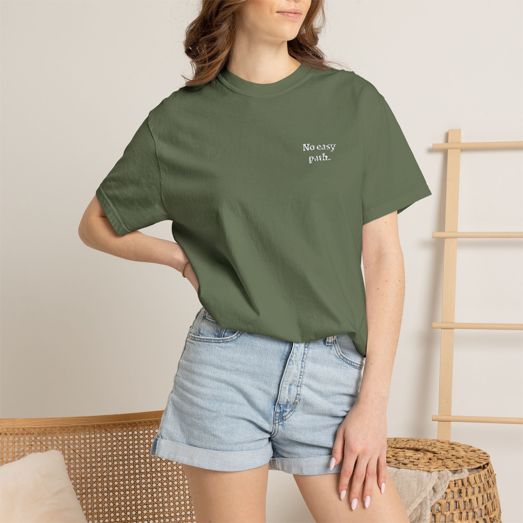 No Easy Path Embroidered Shirt