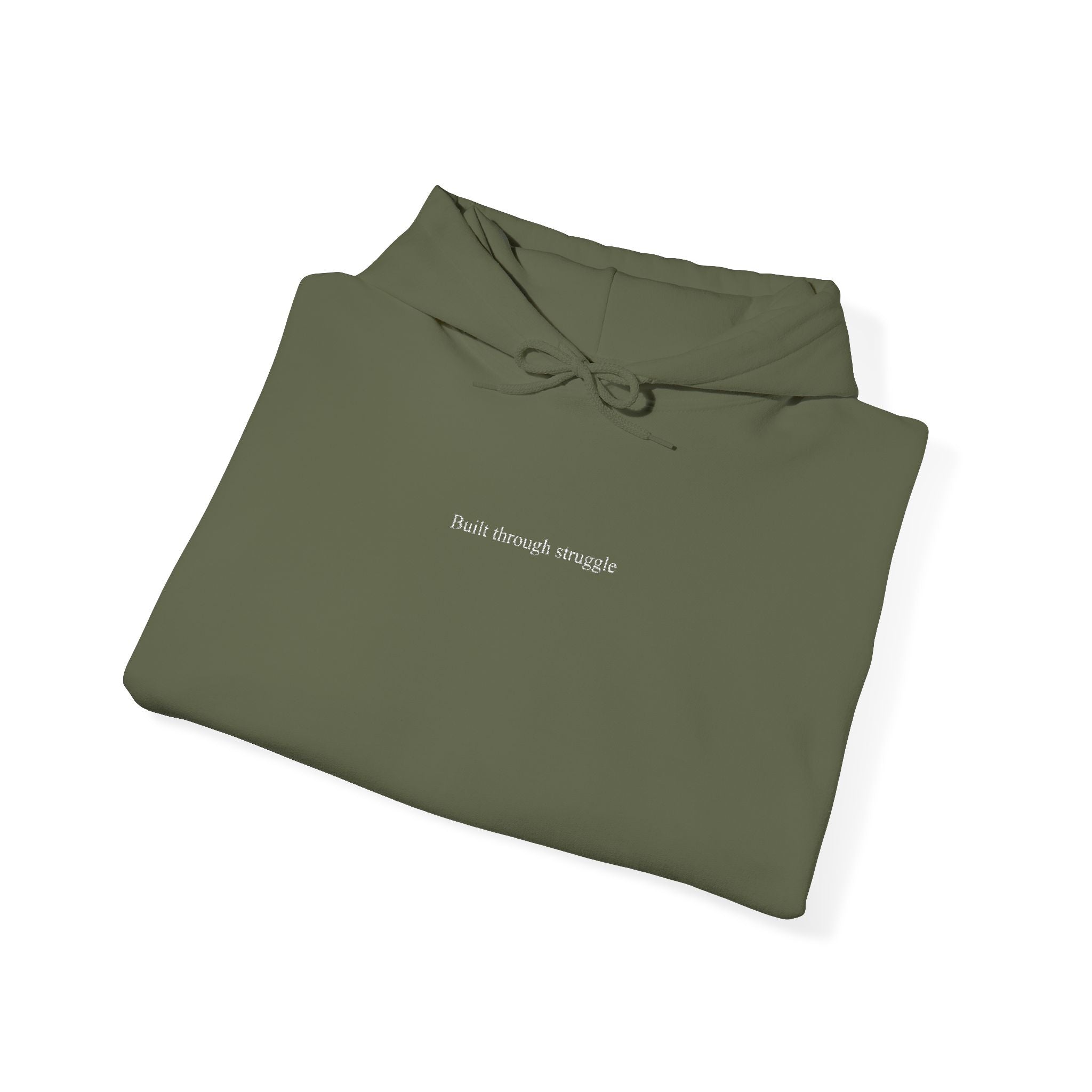 Built Through Struggle Embroidered Hoodie