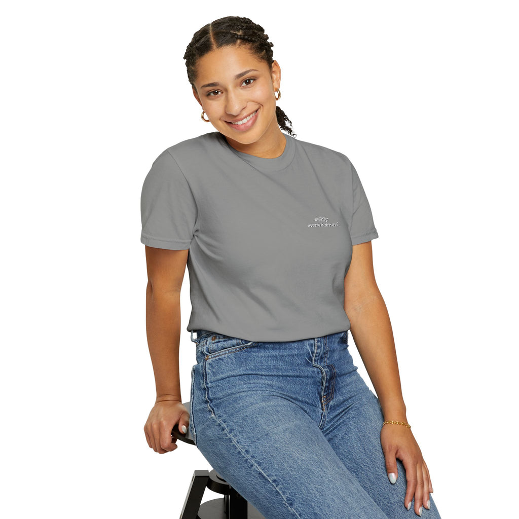Mildly Overwhelmed Embroidered Tee