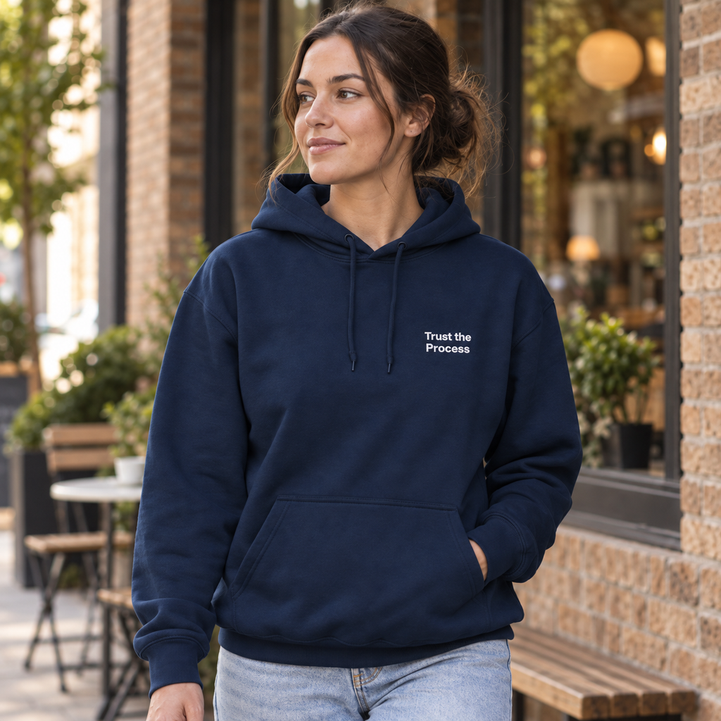 Trust the Process Embroidered Hoodie